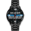 Black Thin Blue Line Watch - Daily Deal Man