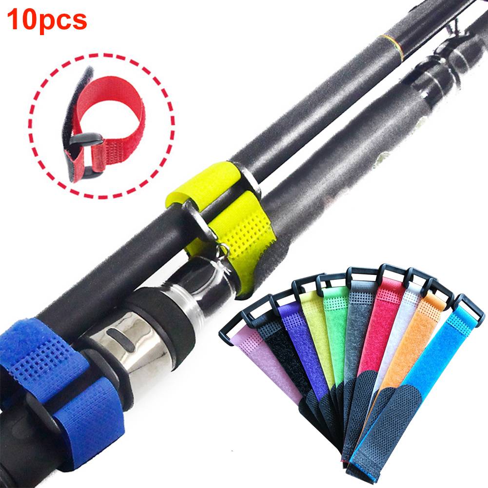 fishing rod holder straps 10 Bundled Fishing Rod Holder Straps – Daily Deal Man