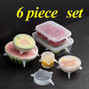 Best 6 Piece Reusable Stretch Lid Set - Daily Deal Man