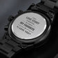 My Favorite Love Story - Engraved Chronograph Watch - Daily Deal Man