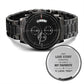 My Favorite Love Story - Engraved Chronograph Watch - Daily Deal Man